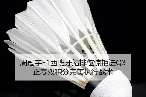 周冠宇F1西班牙站排位惊艳进Q3 正赛双积分完美执行战术